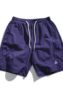 Lightweight Quick-Dry Five-Point Beach Shorts for Men and Women - Casual Outdoor Mountain Style Summer Shorts