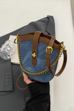 Lightweight Versatile Bucket Bag for Women – Fashionable Summer Travel Crossbody Shoulder Bag 2025 Style