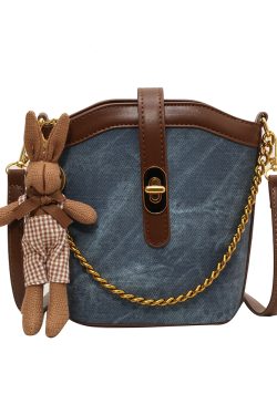 Lightweight Versatile Bucket Bag for Women – Fashionable Summer Travel Crossbody Shoulder Bag 2025 Style