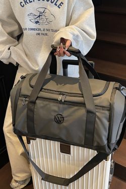 Lightweight Women's Short Trip Handbag, Large Capacity Travel Bag, Dual-Use Shoulder Backpack for Business & Gym