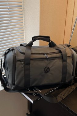 Lightweight Women's Short Trip Handbag, Large Capacity Travel Bag, Dual-Use Shoulder Backpack for Business & Gym