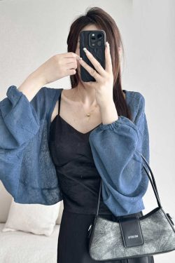 Linen Long Sleeve Cardigan for Women - Versatile Sheer Textured Shawl Top, Lightweight and Breathable for Spring/Summer 2025