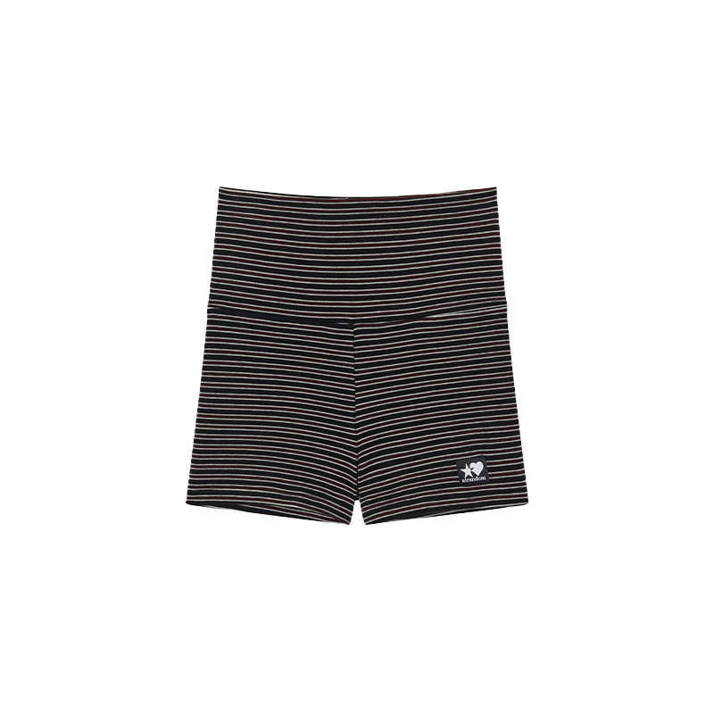 Little Devil Velvet Layering Leggings for Autumn Winter - Striped Inner Wear with Anti-Exposure Safety Shorts Little Devil Velvet Layering Leggings for Autumn Winter - Striped Inner Wear with Anti-Exposure Safety Shorts