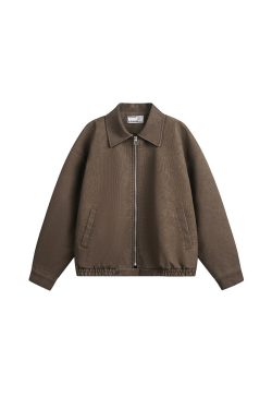 Loose Matte Leather Lapel Workwear Jacket for Men and Women - Spring American Style Unisex Fashion Outerwear