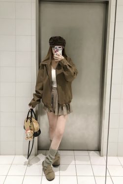 Loose Matte Leather Lapel Workwear Jacket for Men and Women - Spring American Style Unisex Fashion Outerwear