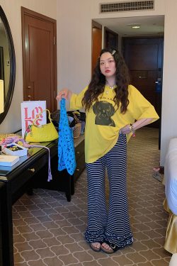 Loose Printed T-Shirt for Women, Short Sleeve Plus Size Summer Top, 2025 New Style, Korean Lazy Fashion, Casual Everyday Wear