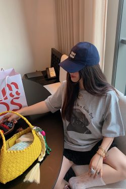 Loose Printed T-Shirt for Women, Short Sleeve Plus Size Summer Top, 2025 New Style, Korean Lazy Fashion, Casual Everyday Wear