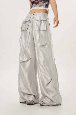 Loose Wide-Leg Hip Hop Dance Pants for Men and Women - Casual Jazz Style Workwear, Perfect for 90s and Y2K Fashion