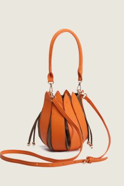 Lotus Lantern Bag 2025 Design, Fashionable Tulip Crossbody Bucket Handbag, Women's Stylish Jiang Yan Inspired Trendy Bag