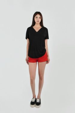 Low-Waist Casual Sports Shorts for Women - Loose Fit Three-Quarter Pants for Home and Outdoor Activities