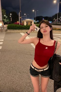 Low Waist Denim Shorts for Women - Spicy Mini Hot Pants, Tight Fit, Sweet Style, Y2K Inspired Summer Fashion