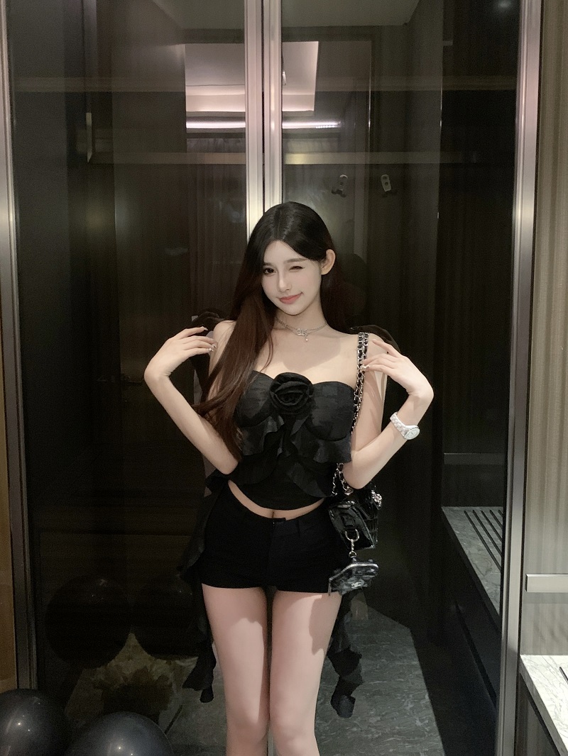 Low-Waist Hollow Design Summer Slim-Fit Short Pants for Women - Luna Lunna Pure Desire Style Hot Pants Low-Waist Hollow Design Summer Slim-Fit Short Pants for Women - Luna Lunna Pure Desire Style Hot Pants