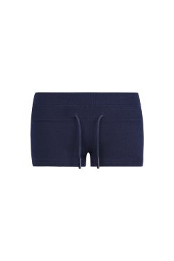 Low-Waist Slim-Fit Elastic Sports Knitted Shorts for Women - Casual Activewear, Perfect for Gym and Outdoor Activities