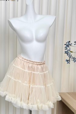 Luxury Thousand Gold Slimming Waist Contrast Color Fake Two-Piece Short Sleeve Cardigan Jacket with Puff Skirt for Women