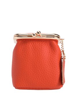 Lychee Pattern Mini Lipstick Bag - Portable Multi-functional Vertical Storage Coin Purse for Makeup & Accessories