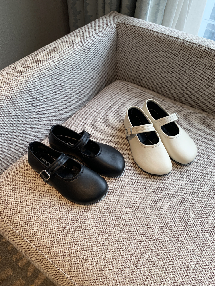 Mary Jane Flats for Women - 2025 Spring Style, Lambskin, One-Strap Buckle, Soft Sole, Shallow Mouth, Chic Flat Shoes Mary Jane Flats for Women - 2025 Spring Style, Lambskin, One-Strap Buckle, Soft Sole, Shallow Mouth, Chic Flat Shoes