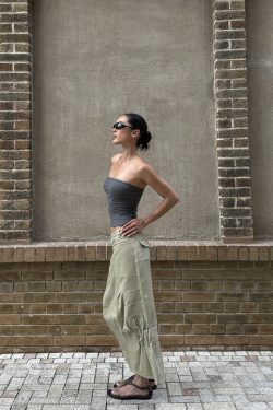 Matte Charcoal Gray Strapless Dress with Soft Stretch Fabric, Tight Fit, and Bust Support - Perfect for Y2K Style