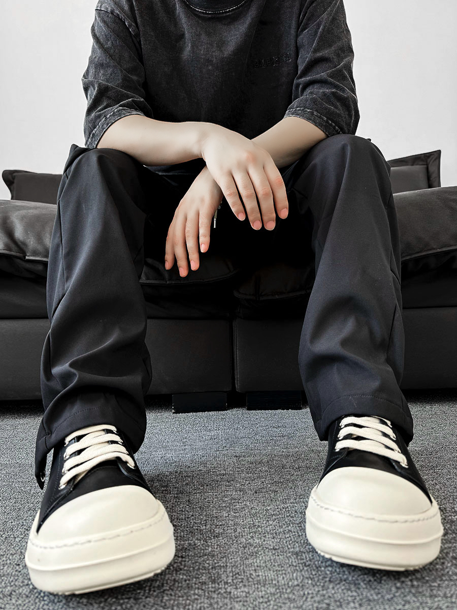 Men's American Style Cleanfit Derby Shoes with Milk-Flavored Sole, Minimalist Canvas Sneakers for High Street Commuting Men's American Style Cleanfit Derby Shoes with Milk-Flavored Sole, Minimalist Canvas Sneakers for High Street Commuting