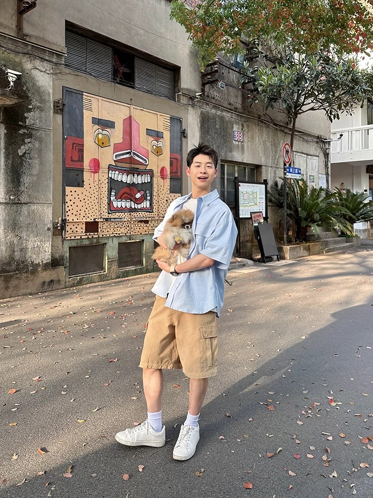 Men's and Women's American Retro Khaki Multi-Pocket Work Shorts - Loose Casual Straight-Leg Five-Point Summer Shorts Men's and Women's American Retro Khaki Multi-Pocket Work Shorts - Loose Casual Straight-Leg Five-Point Summer Shorts