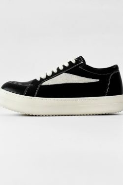 Men's and Women's Clean Fit Inverted Triangle Board Shoes - Trendy Casual Derby Sneakers, Minimalist Style for Couples