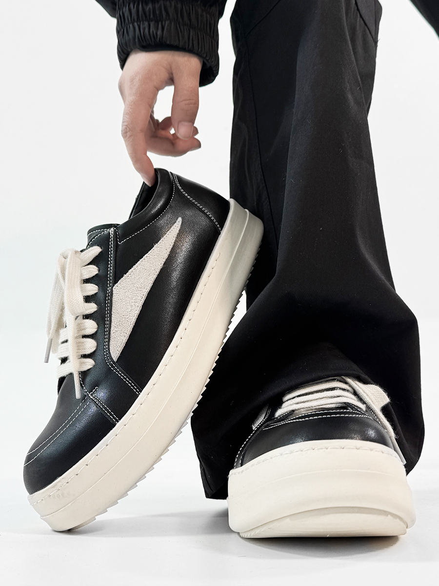 Men's and Women's Clean Fit Inverted Triangle Board Shoes - Trendy Casual Derby Sneakers, Minimalist Style for Couples Men's and Women's Clean Fit Inverted Triangle Board Shoes - Trendy Casual Derby Sneakers, Minimalist Style for Couples