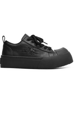 Men's and Women's Lightning Derby Shoes - Genuine Leather Casual Sneakers with Milk Flavor Sole - Stylish Commuter Footwear for Couples