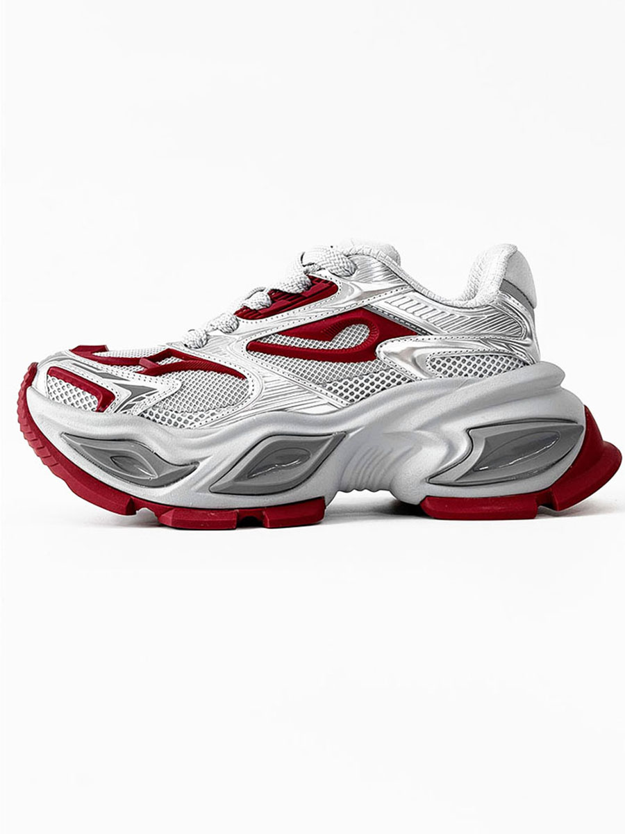 Men's Black Thick-Soled Warrior Dad Shoes - Height-Increasing Heterochromatic Cat-Eye Design, High Street Fashion, Trendy Couple Style Men's Black Thick-Soled Warrior Dad Shoes - Height-Increasing Heterochromatic Cat-Eye Design, High Street Fashion, Trendy Couple Style