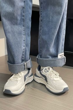 Men's Breathable Mesh Dad Shoes - Versatile Soft-Soled Sports Casual Footwear for Summer 2025