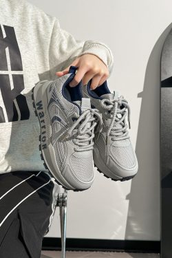 Men's Breathable Mesh Summer Shoes - Thick-Soled Casual Dad Sneakers - Soft-Bottom Versatile Sports Footwear