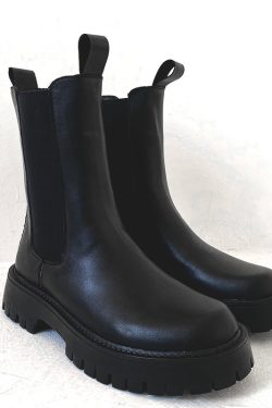 Men's British Style Chelsea Boots - Genuine Leather High-Top Knight Martin Boots for Trendy Instagram Looks - European & American Fashion