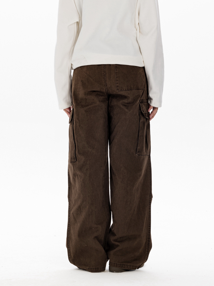 Men's Casual Loose Big Pocket Pants - Foldable Design, Straight Leg, Trendy Spring Fashion Men's Casual Loose Big Pocket Pants - Foldable Design, Straight Leg, Trendy Spring Fashion