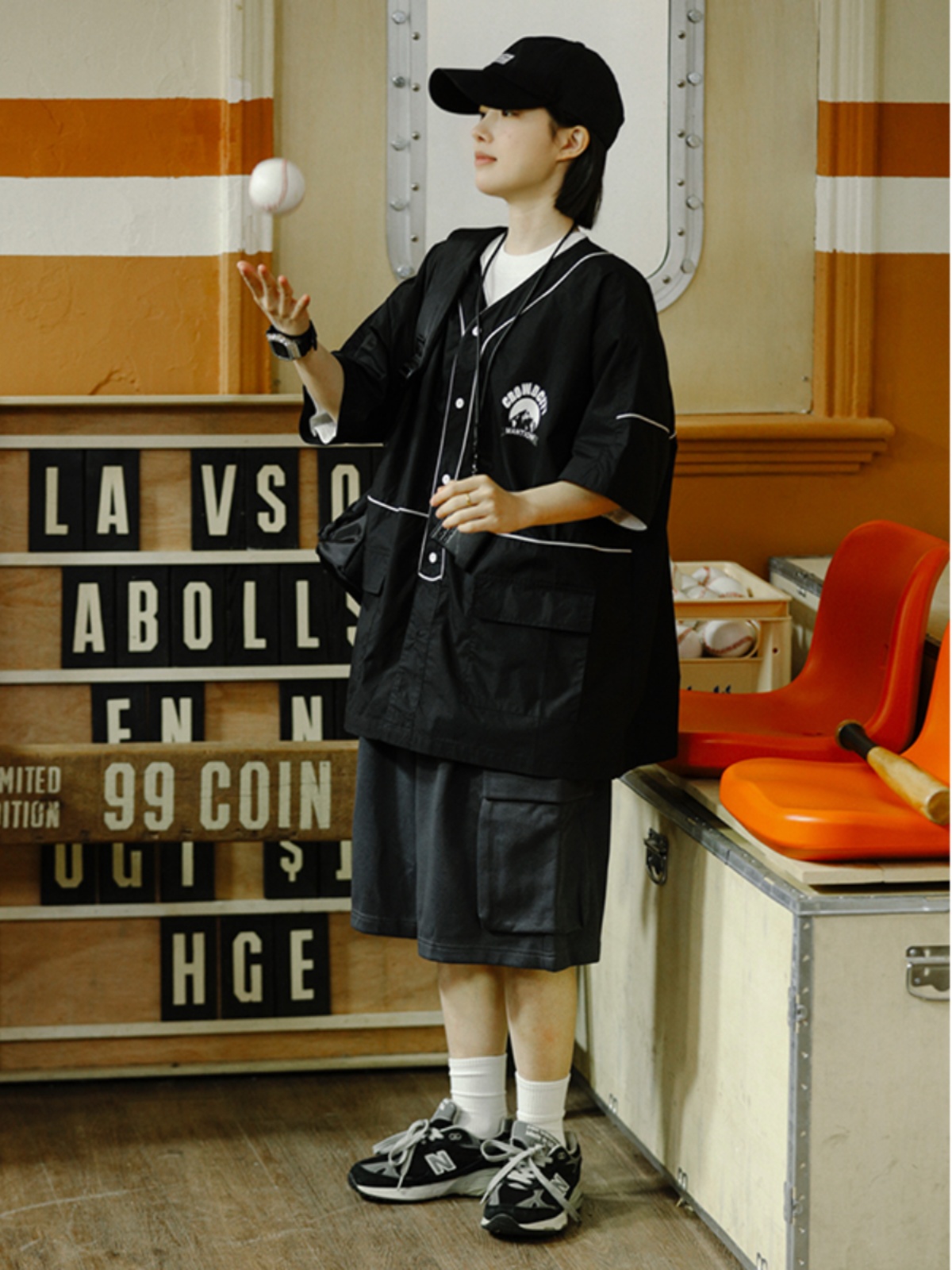 Men's Casual Loose Fit Shorts with Multiple Pockets, Straight-Leg Summer Sports Five-Point Pants, Trendy Streetwear Men's Casual Loose Fit Shorts with Multiple Pockets, Straight-Leg Summer Sports Five-Point Pants, Trendy Streetwear