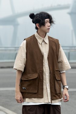 Men's Casual Sleeveless Tank Top - Wednesday Holiday Work Vest, Loose Fit, Couple Matching Design, Relaxed Style