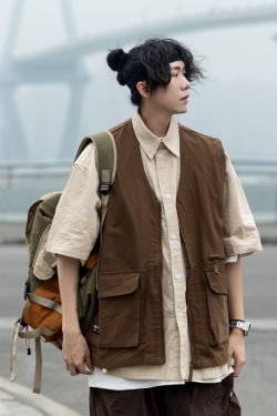 Men's Casual Sleeveless Tank Top - Wednesday Holiday Work Vest, Loose Fit, Couple Matching Design, Relaxed Style