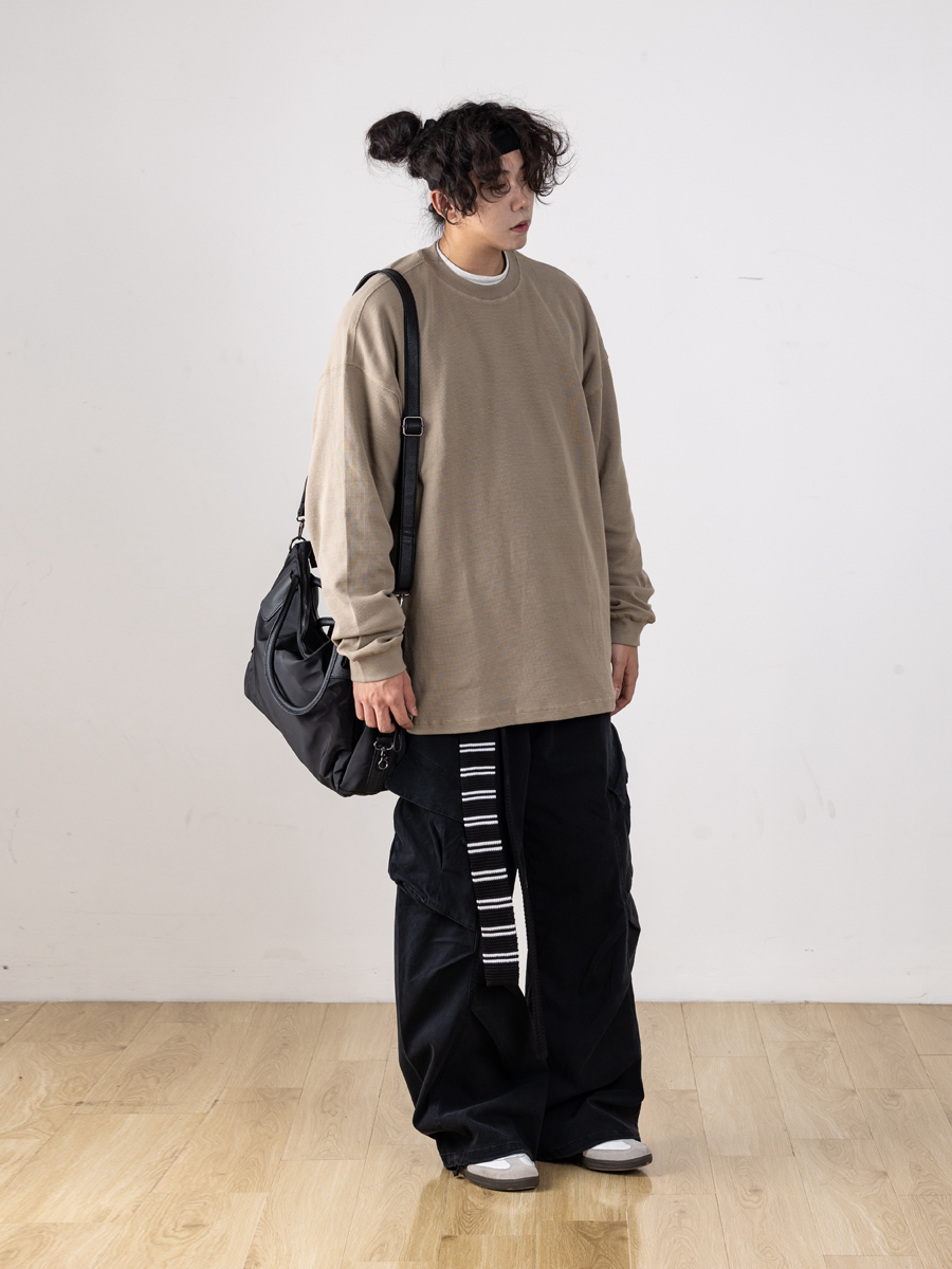 Men's Floor-Length Pleated Draped Casual Pants - Versatile American Style for Autumn, Trendy Workwear and Everyday Fashion Men's Floor-Length Pleated Draped Casual Pants - Versatile American Style for Autumn, Trendy Workwear and Everyday Fashion