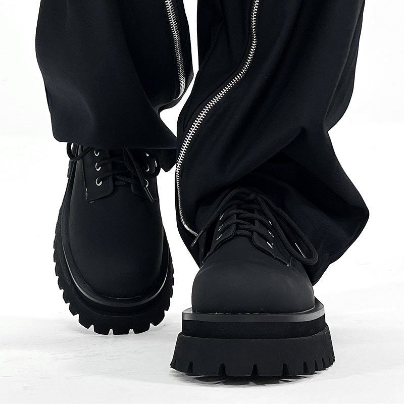 Men's High-End British Style Derby Shoes, Round Toe Leather, Thick-Soled, Height-Increasing, Trendy Formal Footwear Men's High-End British Style Derby Shoes, Round Toe Leather, Thick-Soled, Height-Increasing, Trendy Formal Footwear