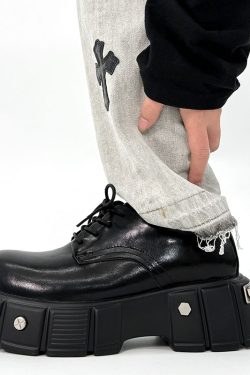 Men's High-End Round-Toe Derby Shoes - Thick-Soled Leather Footwear, Functional British Style, Height-Increasing Design