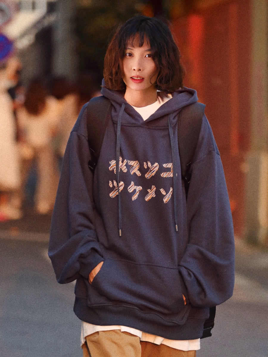 Men's Japanese-Style Thickened Fleece-Lined Hoodie - Loose Retro Top for Spring & Autumn, Couples' Outfit Jacket Men's Japanese-Style Thickened Fleece-Lined Hoodie - Loose Retro Top for Spring & Autumn, Couples' Outfit Jacket