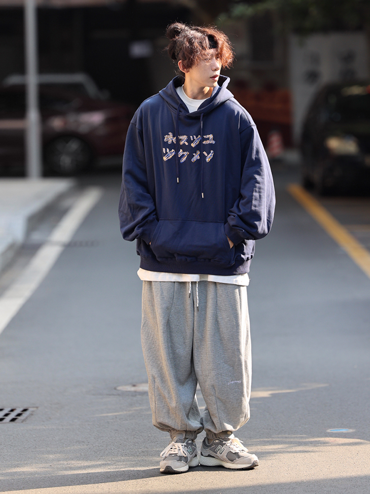 Men's Japanese-Style Thickened Fleece-Lined Hoodie - Loose Retro Top for Spring & Autumn, Couples' Outfit Jacket Men's Japanese-Style Thickened Fleece-Lined Hoodie - Loose Retro Top for Spring & Autumn, Couples' Outfit Jacket