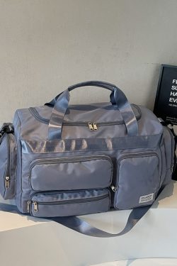 Men's Large Capacity Sports Fitness Bag - Lightweight Shoulder Tote for Short Trips & Business Travel - Versatile Maternity Luggage Bag