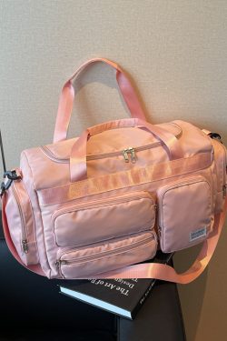 Men's Large Capacity Sports Fitness Bag - Lightweight Shoulder Tote for Short Trips & Business Travel - Versatile Maternity Luggage Bag