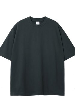 Men's Loose Fit Basic Cotton Undershirt, Round Neck, Short Sleeve, Non-Deformable, Zero Shrinkage, Casual Everyday Essential