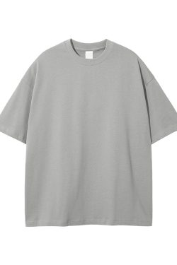 Men's Loose Fit Basic Cotton Undershirt, Round Neck, Short Sleeve, Non-Deformable, Zero Shrinkage, Casual Everyday Essential