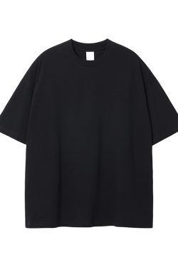 Men's Loose Fit Basic Cotton Undershirt, Round Neck, Short Sleeve, Non-Deformable, Zero Shrinkage, Casual Everyday Essential