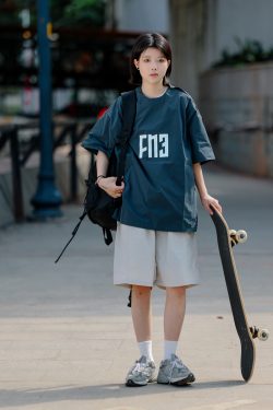 Men's Loose-Fit Japanese Retro Pocket Shorts - Casual Thin Streetwear Five-Point Design