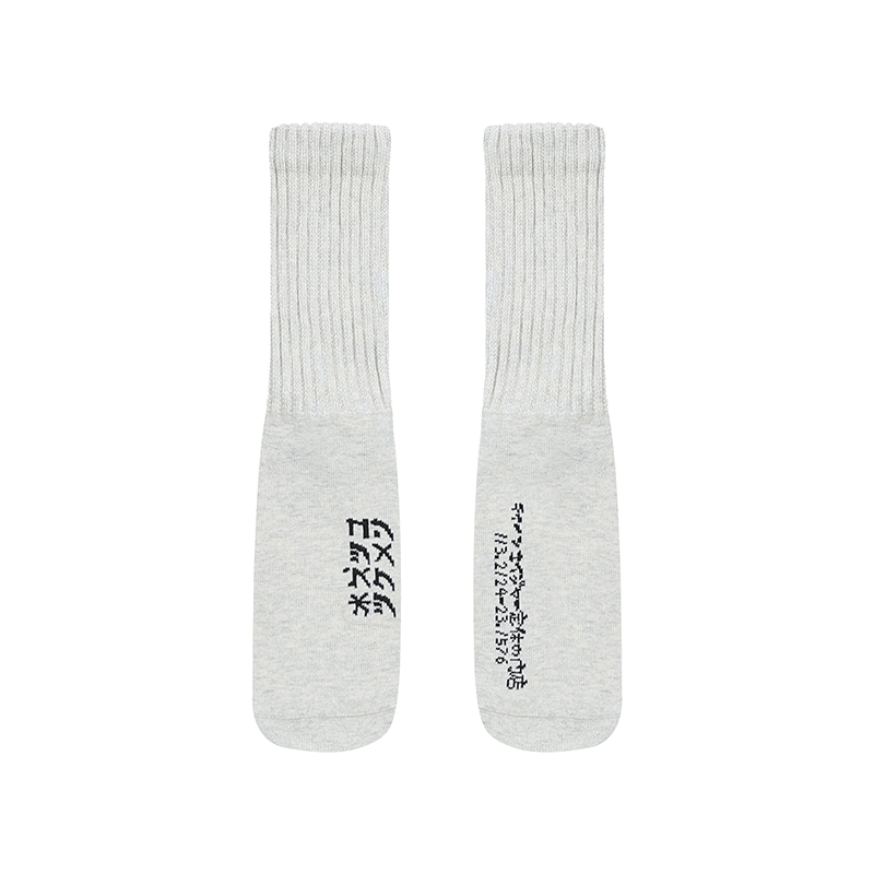 Men's Mid-Tube Socks, Japanese-Style Printed Couple Socks for Autumn & Winter, Women's American Sports Socks, Trendy Streetwear Fashion Men's Mid-Tube Socks, Japanese-Style Printed Couple Socks for Autumn & Winter, Women's American Sports Socks, Trendy Streetwear Fashion