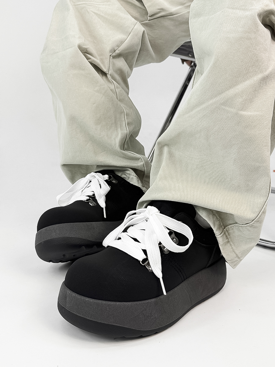 Men's Niche Puff Sneakers - American Retro Thick-Soled Shoes, Ugly-Cute Big-Head Design, Trendy Height-Increasing Footwear Men's Niche Puff Sneakers - American Retro Thick-Soled Shoes, Ugly-Cute Big-Head Design, Trendy Height-Increasing Footwear