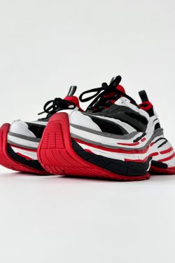 Men's Paris Black Knight Dad Shoes - Retro Thick-Soled Height-Increasing Sports Sneakers for Couples - Trendy European Style