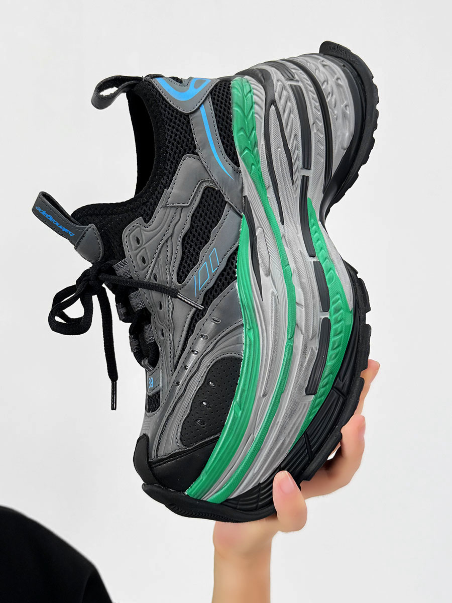 Men's Paris Black Knight Dad Shoes - Retro Thick-Soled Height-Increasing Sports Sneakers for Couples - Trendy European Style Men's Paris Black Knight Dad Shoes - Retro Thick-Soled Height-Increasing Sports Sneakers for Couples - Trendy European Style