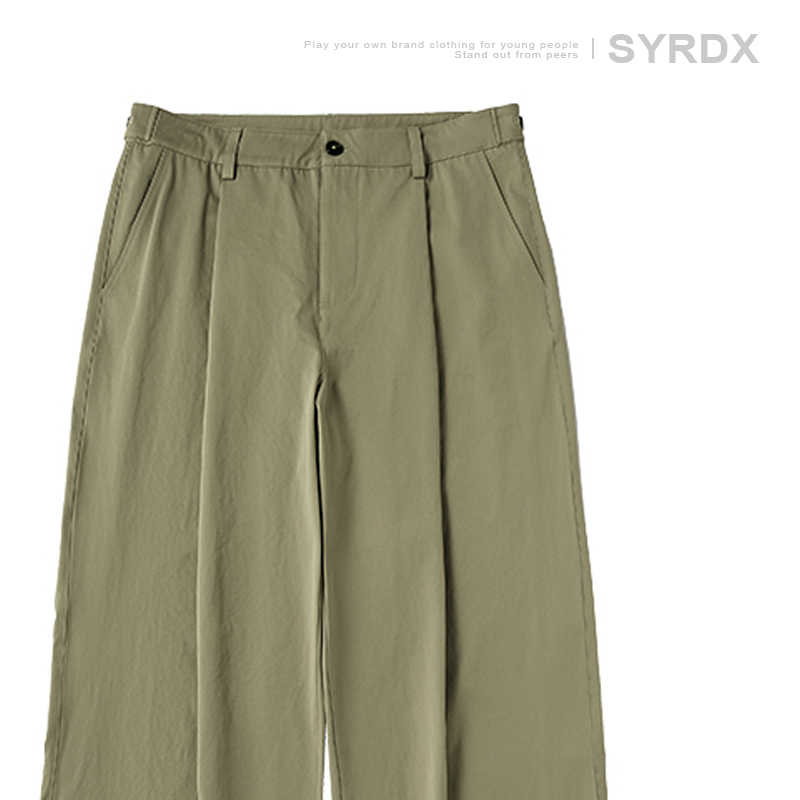 Men's Retro Minimalist Loose Military Green Wide-Leg Cargo Pants – Casual Trousers for 90s Inspired Style Men's Retro Minimalist Loose Military Green Wide-Leg Cargo Pants – Casual Trousers for 90s Inspired Style